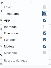 Column picker